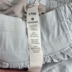 lululemon Light Gray shorts